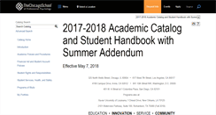 Desktop Screenshot of catalog.thechicagoschool.edu